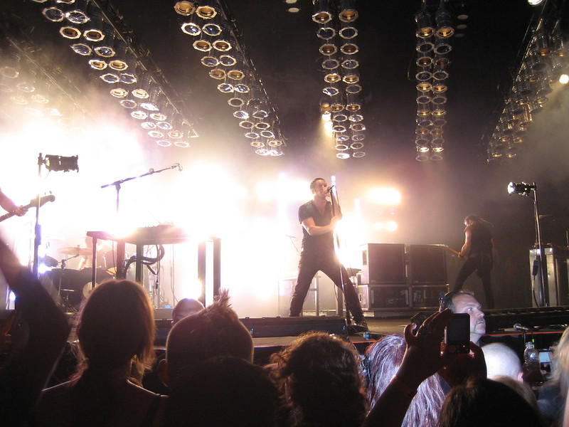 Nine Inch Nails on on June 10, 2009 in Burgettstown, PA by Aaron Street